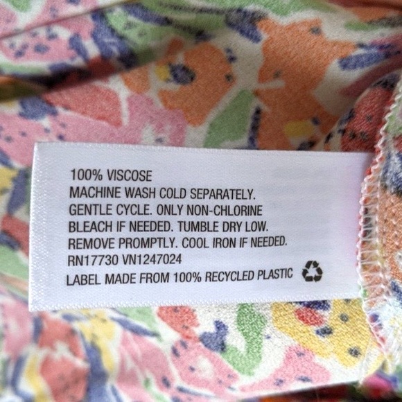 RIXO For Target Multicolor Floral Puff Sleeve Dress Limited Edition size… - Picture 13 of 14